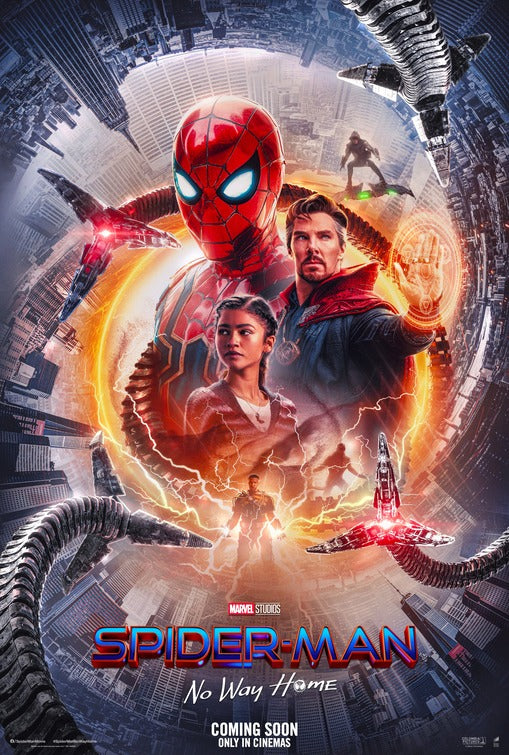 1000 piece jigsaw puzzle for the movie poster: Spider-Man: No Way Home (2021) ver3