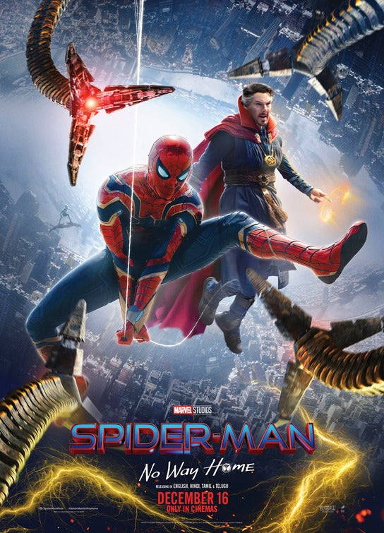 1000 piece jigsaw puzzle for the movie poster: Spider-Man: No Way Home (2021) ver6