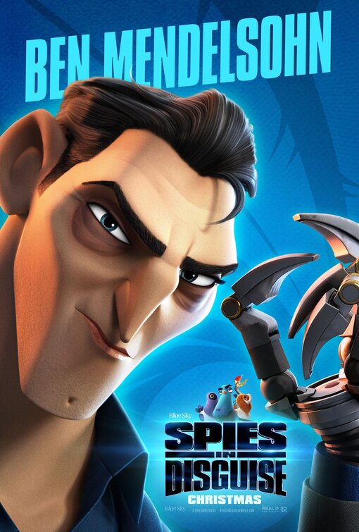 1000 piece jigsaw puzzle for the movie poster: Spies in Disguise (2019) ver6