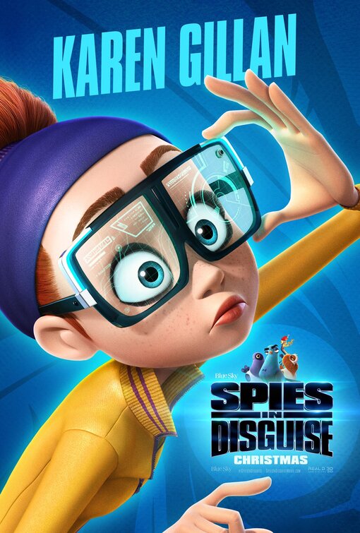 1000 piece jigsaw puzzle for the movie poster: Spies in Disguise (2019) ver7