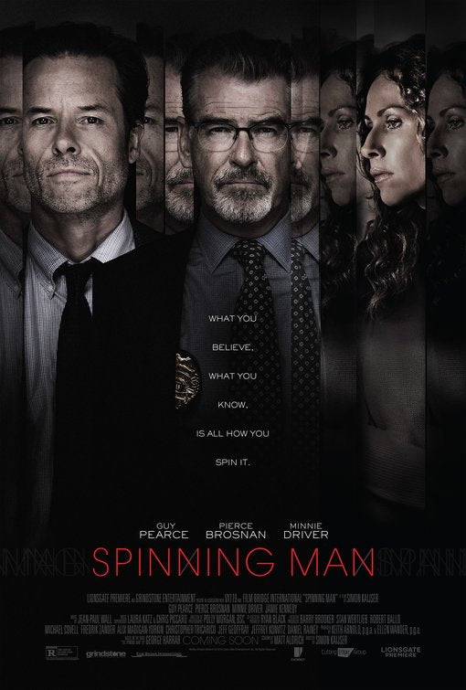 1000 piece jigsaw puzzle for the movie poster: Spinning Man (2018)