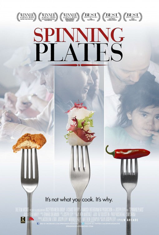 1000 piece jigsaw puzzle for the movie poster: Spinning Plates (2013)