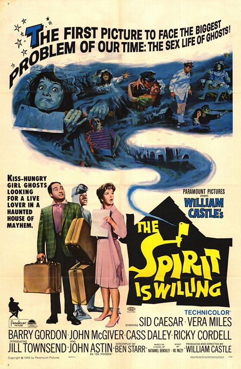 the movie poster: The Spirit Is Willing (1967)