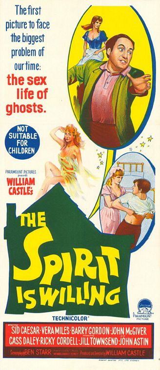 the movie poster: The Spirit Is Willing (1967) ver2