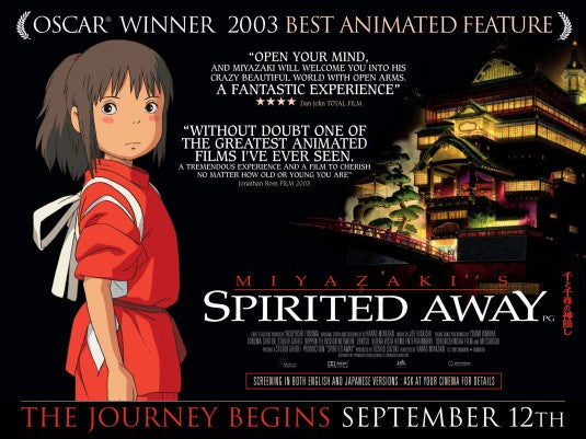 the movie poster: Spirited Away (2002) ver2