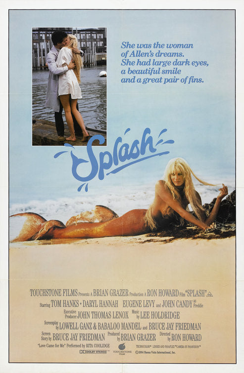 the movie poster: Splash (1984) ver2