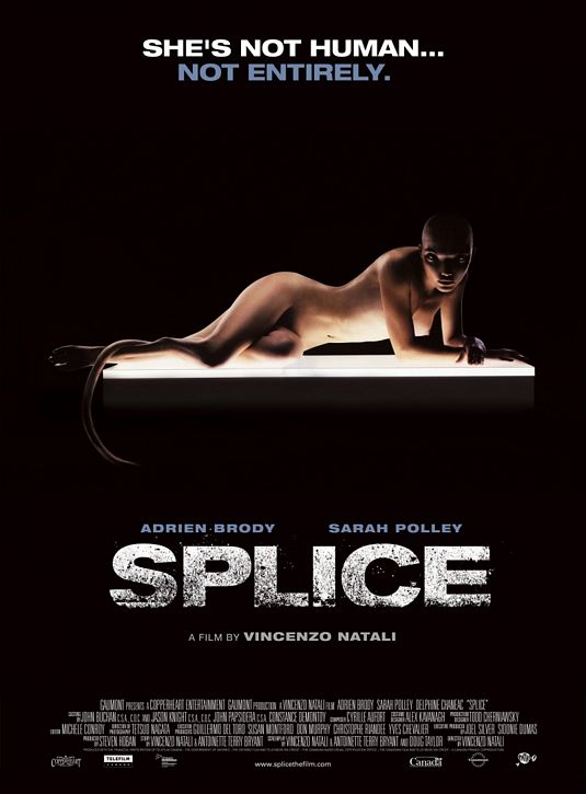 1000 piece jigsaw puzzle for the movie poster: Splice (2010) ver6