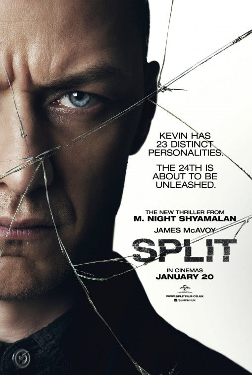 1000 piece jigsaw puzzle for the movie poster: Split (2017) ver2