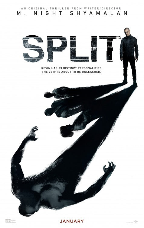 1000 piece jigsaw puzzle for the movie poster: Split (2017) ver3