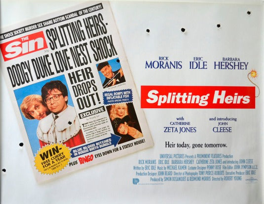 1000 piece jigsaw puzzle for the movie poster: Splitting Heirs (1993) ver2