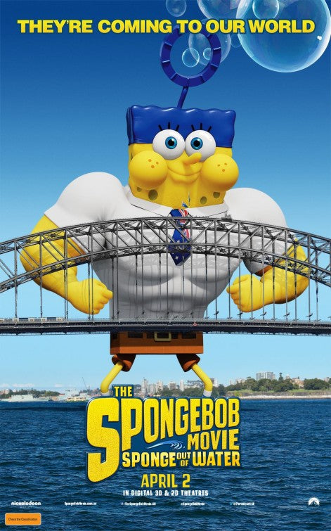 1000 piece jigsaw puzzle for the movie poster: The SpongeBob Movie: Sponge Out of Water (2015) ver13