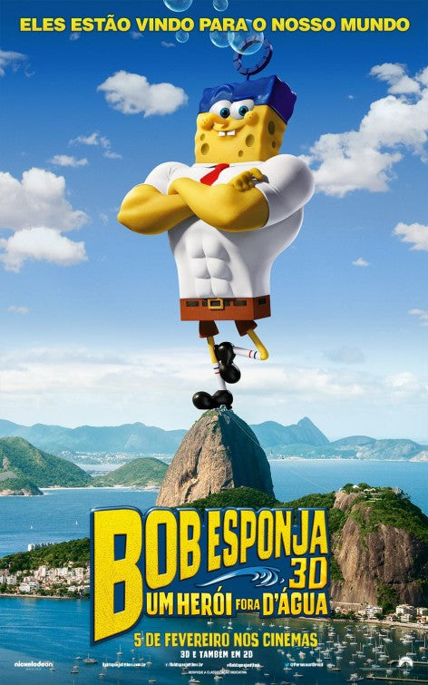 1000 piece jigsaw puzzle for the movie poster: The SpongeBob Movie: Sponge Out of Water (2015) ver15