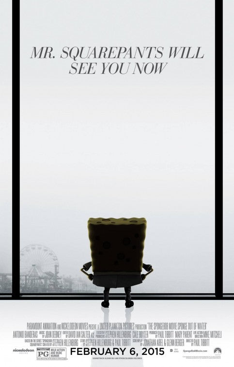 1000 piece jigsaw puzzle for the movie poster: The SpongeBob Movie: Sponge Out of Water (2015) ver24