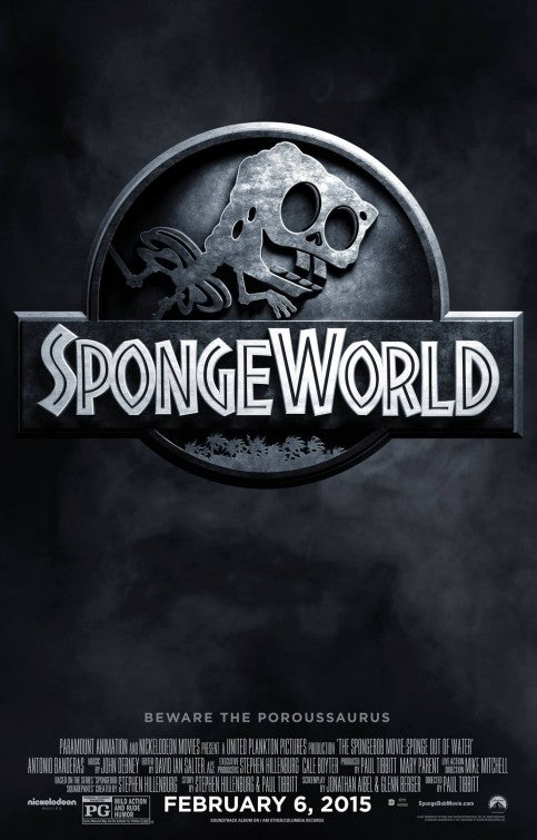 1000 piece jigsaw puzzle for the movie poster: The SpongeBob Movie: Sponge Out of Water (2015) ver25