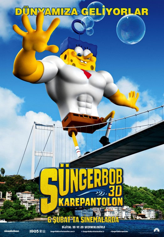 1000 piece jigsaw puzzle for the movie poster: The SpongeBob Movie: Sponge Out of Water (2015) ver28