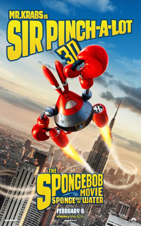 1000 piece jigsaw puzzle for the movie poster: The SpongeBob Movie: Sponge Out of Water (2015) ver3