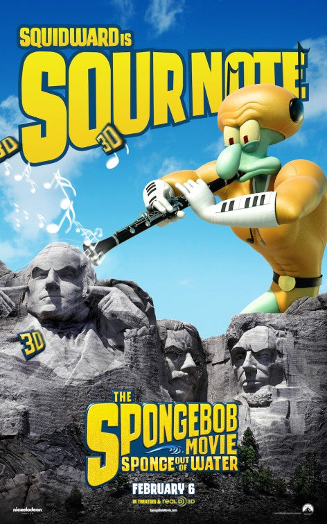 1000 piece jigsaw puzzle for the movie poster: The SpongeBob Movie: Sponge Out of Water (2015) ver5