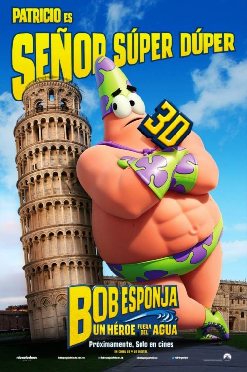1000 piece jigsaw puzzle for the movie poster: The SpongeBob Movie: Sponge Out of Water (2015) ver8