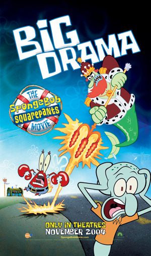 the movie poster: The SpongeBob SquarePants Movie (2004) ver3