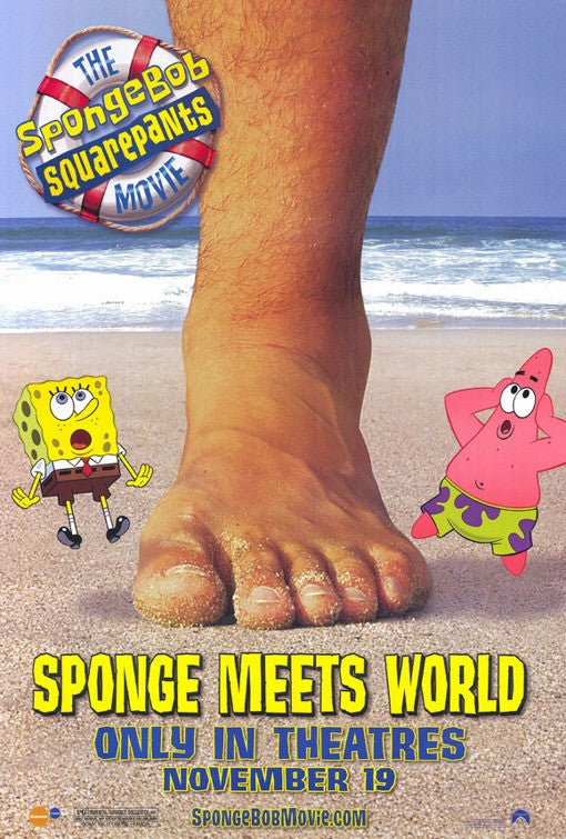 the movie poster: The SpongeBob SquarePants Movie (2004) ver9