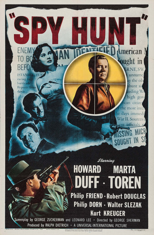 1000 piece jigsaw puzzle for the movie poster: Spy Hunt (1950)