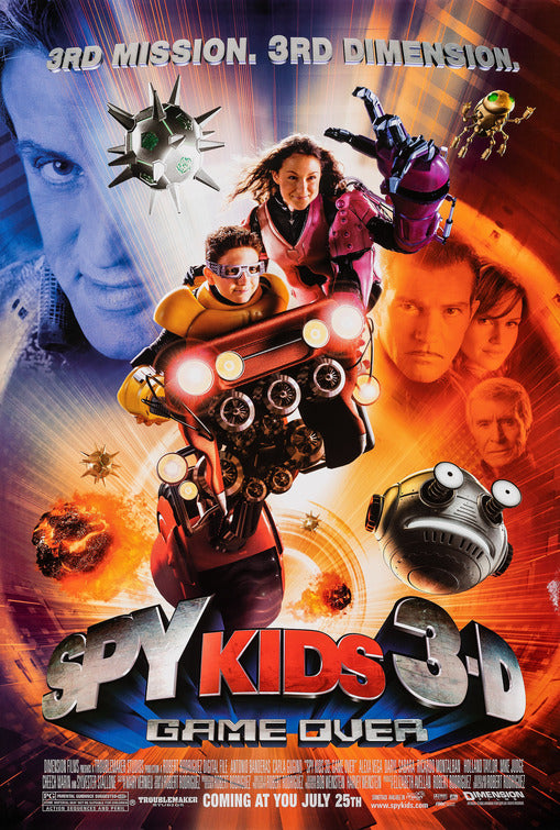 the movie poster: Spy Kids 3-D: Game Over (2003)