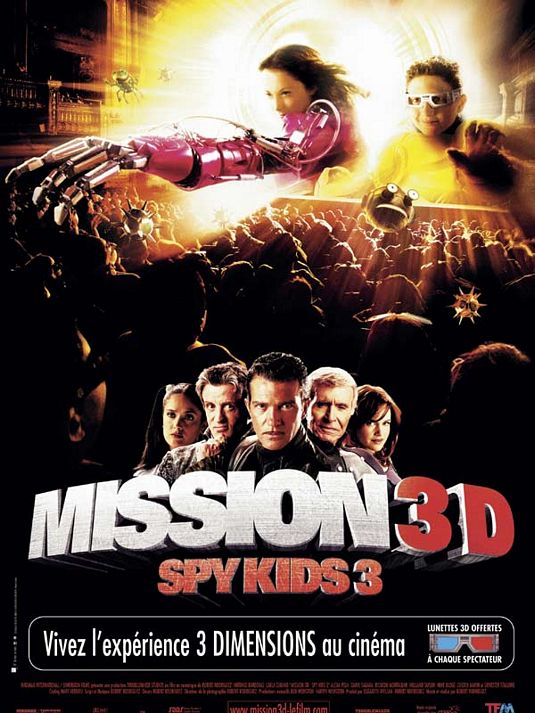 the movie poster: Spy Kids 3-D: Game Over (2003) ver2