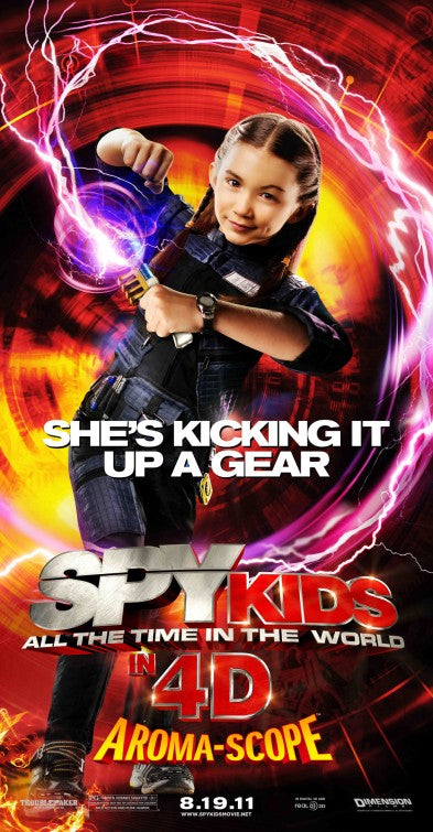 1000 piece jigsaw puzzle for the movie poster: Spy Kids 4: All the Time in the World (2011) ver6