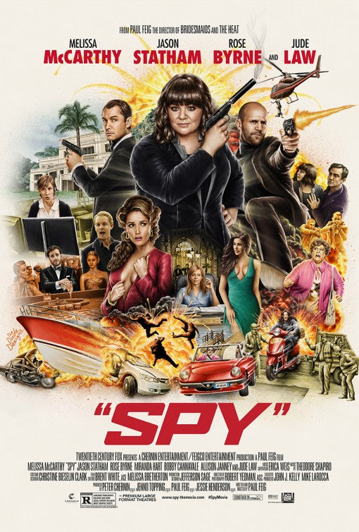 1000 piece jigsaw puzzle for the movie poster: Spy (2015) ver10