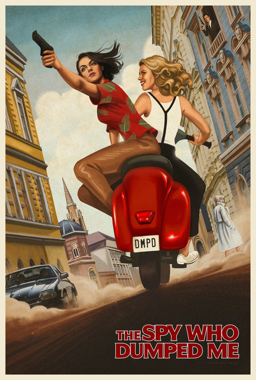 1000 piece jigsaw puzzle for the movie poster: The Spy Who Dumped Me (2018) ver16