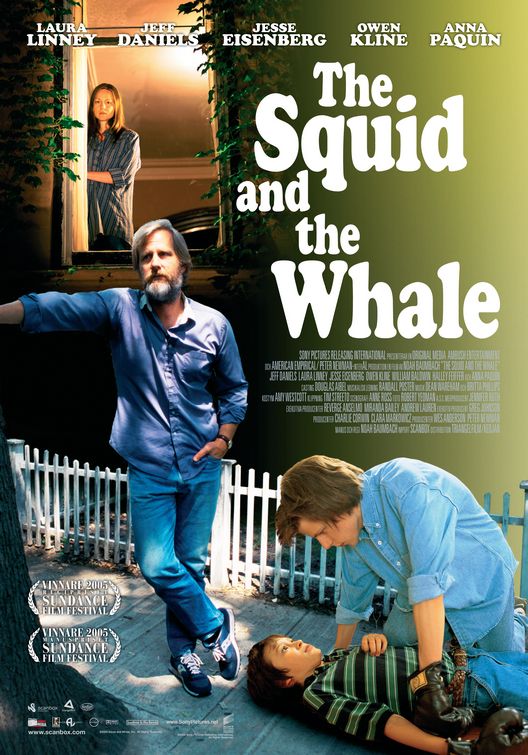 the movie poster: The Squid and the Whale (2005) ver2