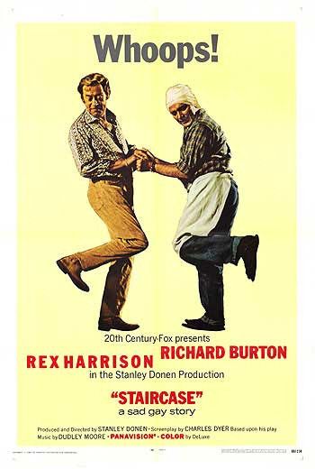 the movie poster: Staircase (1969)