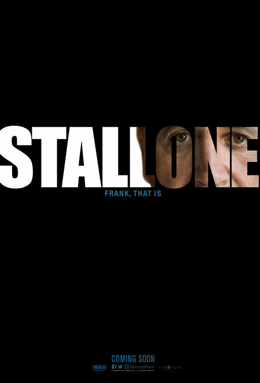 1000 piece jigsaw puzzle for the movie poster: Stallone: Frank, That Is (2021)
