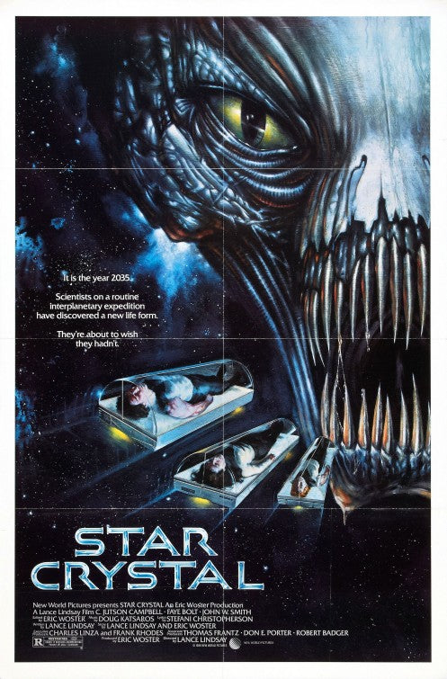 1000 piece jigsaw puzzle for the movie poster: Star Crystal (1986)