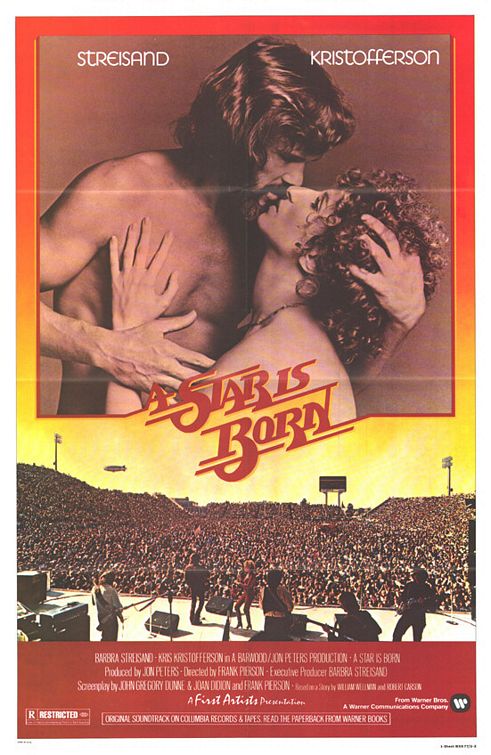 the movie poster: A Star is Born (1976)