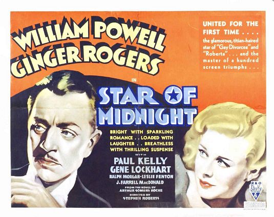 the movie poster: Star of Midnight (1935)