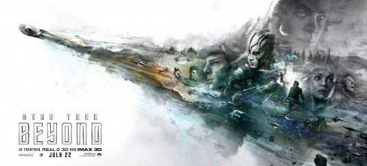 1000 piece jigsaw puzzle for the movie poster: Star Trek Beyond (2016) ver19