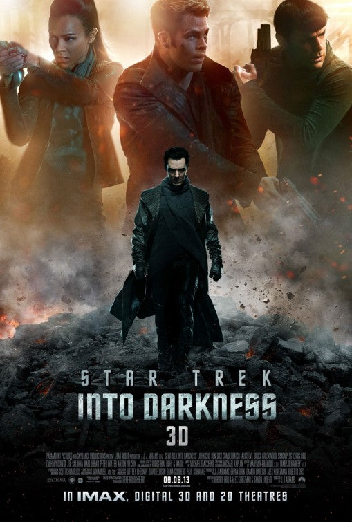 1000 piece jigsaw puzzle for the movie poster: Star Trek Into Darkness (2013) ver2