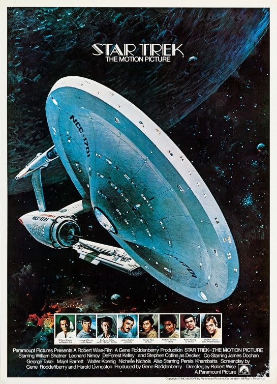 1000 piece jigsaw puzzle for the movie poster: Star Trek: The Motion Picture (1979) ver2