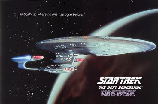 1000 piece jigsaw puzzle for tv poster: Star Trek: The Next Generation, ver1