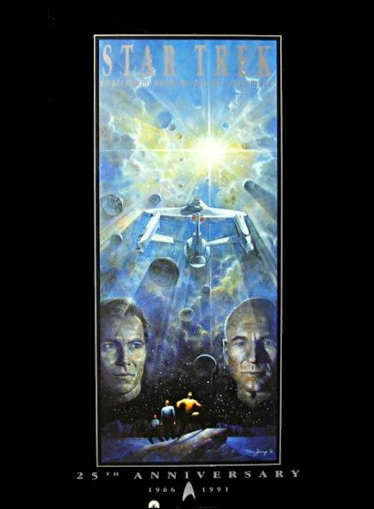 1000 piece jigsaw puzzle for tv poster: Star Trek 25th Anniversary Special