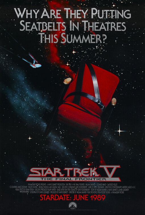 the movie poster: Star Trek V: The Final Frontier (1989) ver1