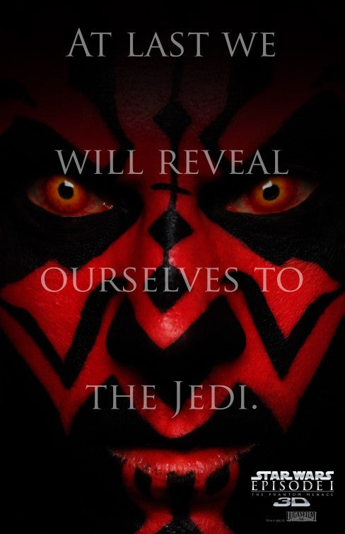 1000 piece jigsaw puzzle for the movie poster: Star Wars Episode 1: The Phantom Menace (1999) ver5