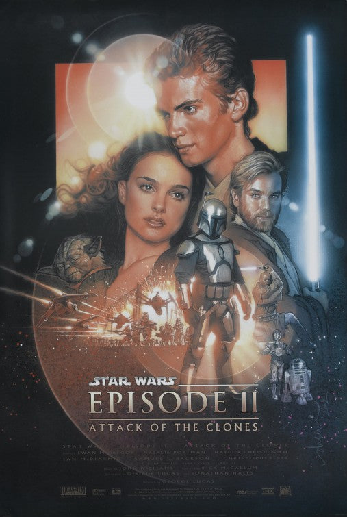 the movie poster: Star Wars Episode 2: Attack of the Clones (2002) ver2