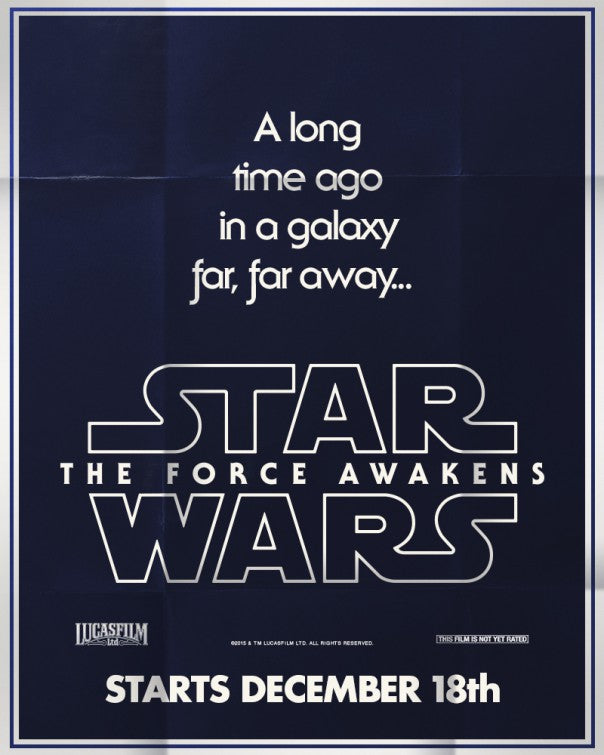 1000 piece jigsaw puzzle for the movie poster: Star Wars: The Force Awakens (2015) ver13
