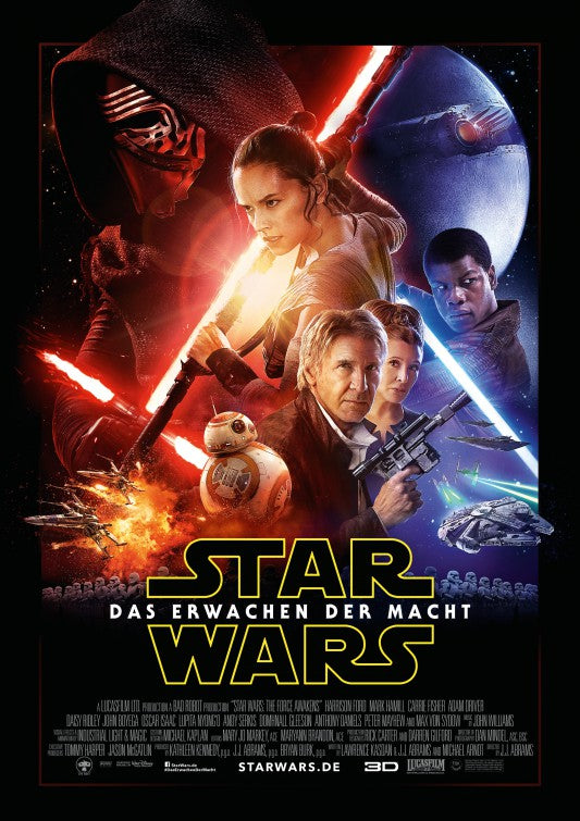 1000 piece jigsaw puzzle for the movie poster: Star Wars: The Force Awakens (2015) ver5