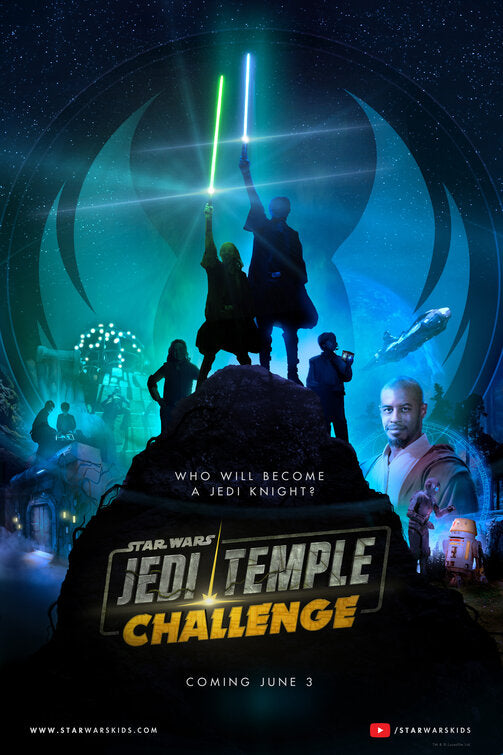 1000 piece jigsaw puzzle for tv poster: Star Wars: Jedi Temple Challenge