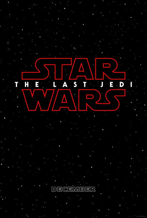 1000 piece jigsaw puzzle for the movie poster: Star Wars: The Last Jedi (2017)