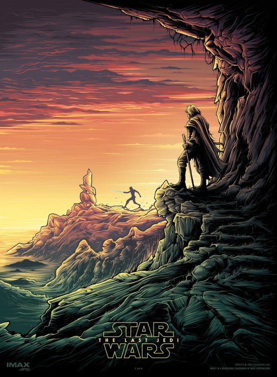 1000 piece jigsaw puzzle for the movie poster: Star Wars: The Last Jedi (2017) ver10