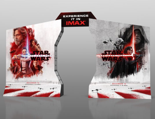 1000 piece jigsaw puzzle for the movie poster: Star Wars: The Last Jedi (2017) ver11